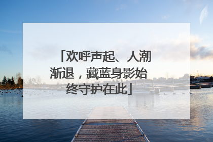 欢呼声起、人潮渐退，藏蓝身影始终守护在此